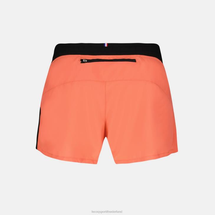 kleding LDBJ333 vrouwen Le Coq Sportif korte broek oranje