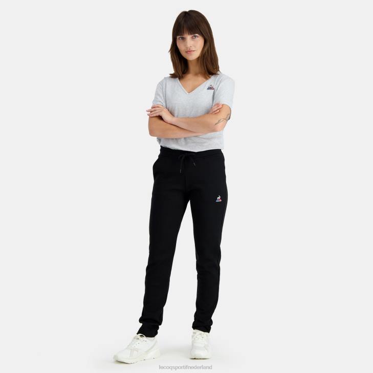 kleding LDBJ335 vrouwen Le Coq Sportif broek zwart