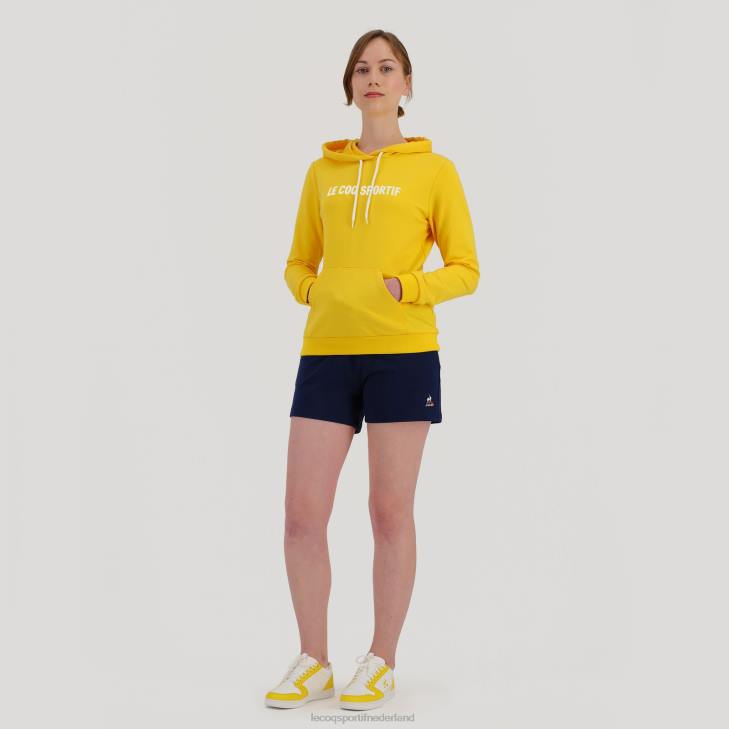 kleding LDBJ336 vrouwen Le Coq Sportif korte broek blauw