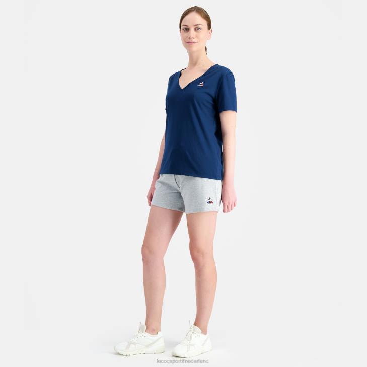 kleding LDBJ337 vrouwen Le Coq Sportif korte broek grijs
