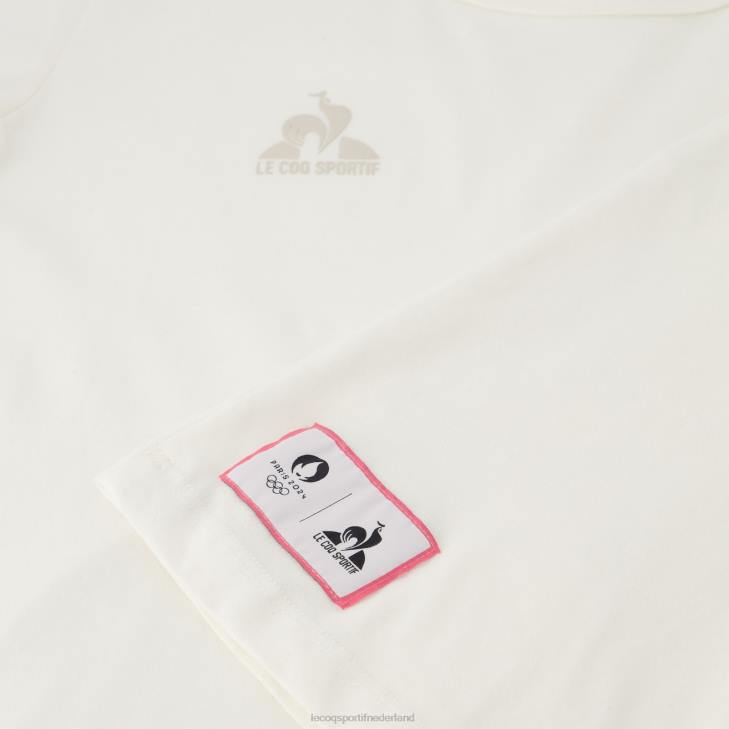 kleding LDBJ341 vrouwen Le Coq Sportif t-shirtje wit