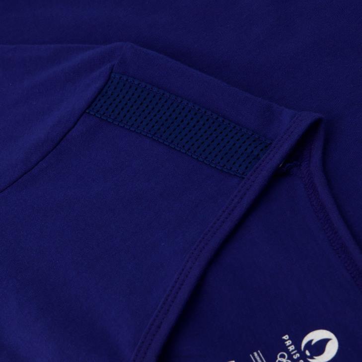 kleding LDBJ342 vrouwen Le Coq Sportif t-shirtje blauw