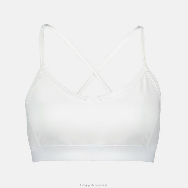 kleding LDBJ343 vrouwen Le Coq Sportif vesttopje wit