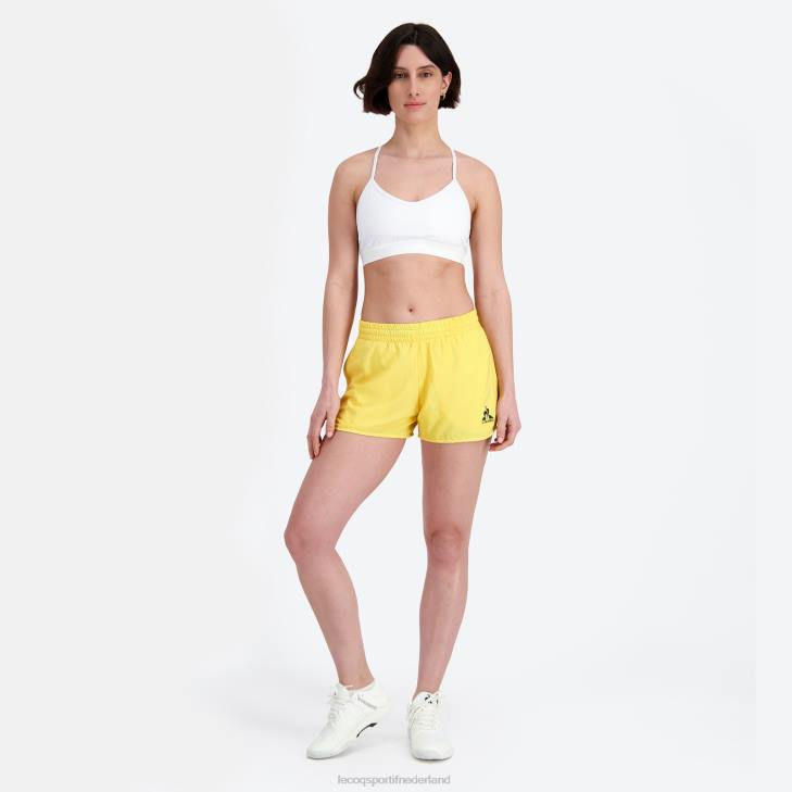 kleding LDBJ343 vrouwen Le Coq Sportif vesttopje wit