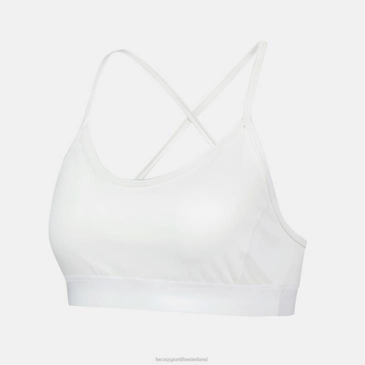 kleding LDBJ343 vrouwen Le Coq Sportif vesttopje wit