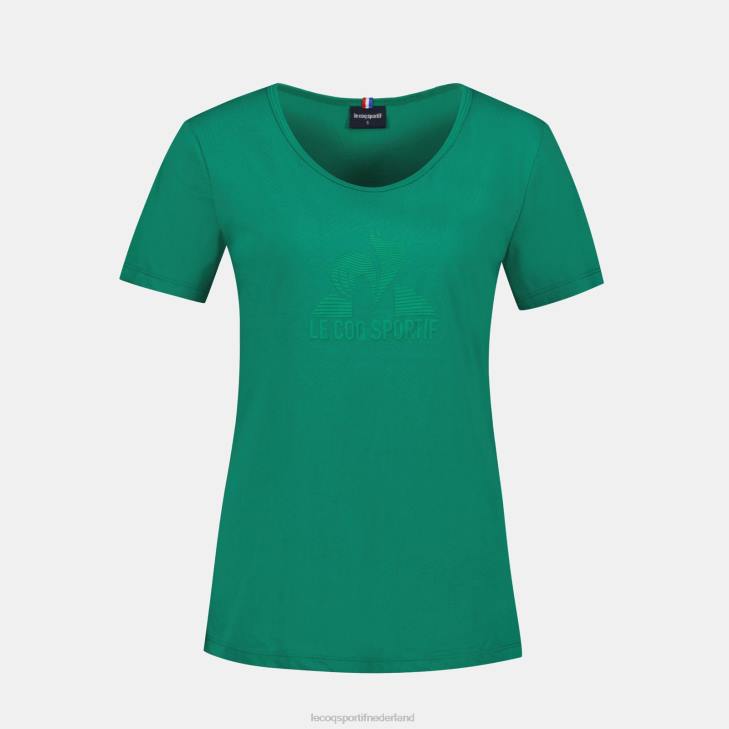 kleding LDBJ347 vrouwen Le Coq Sportif t-shirtje groen