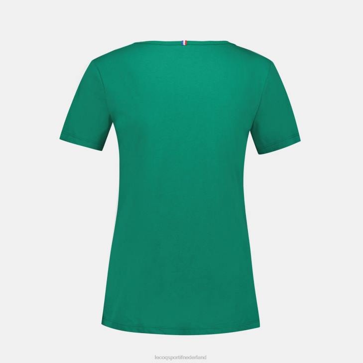 kleding LDBJ347 vrouwen Le Coq Sportif t-shirtje groen