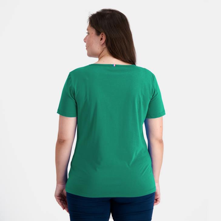 kleding LDBJ347 vrouwen Le Coq Sportif t-shirtje groen