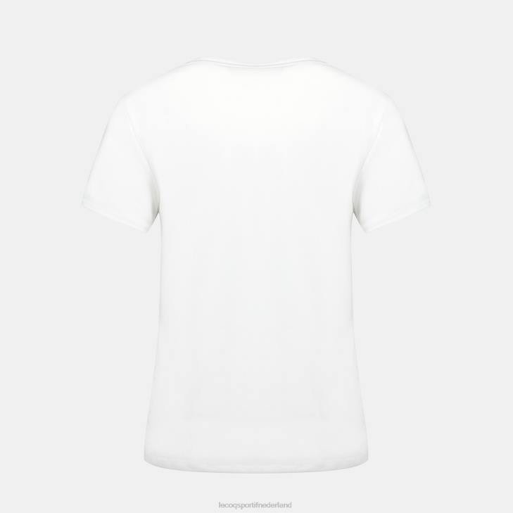 kleding LDBJ352 vrouwen Le Coq Sportif t-shirtje wit