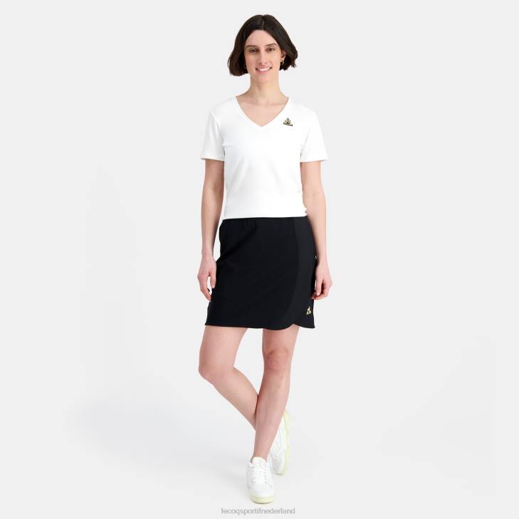 kleding LDBJ352 vrouwen Le Coq Sportif t-shirtje wit
