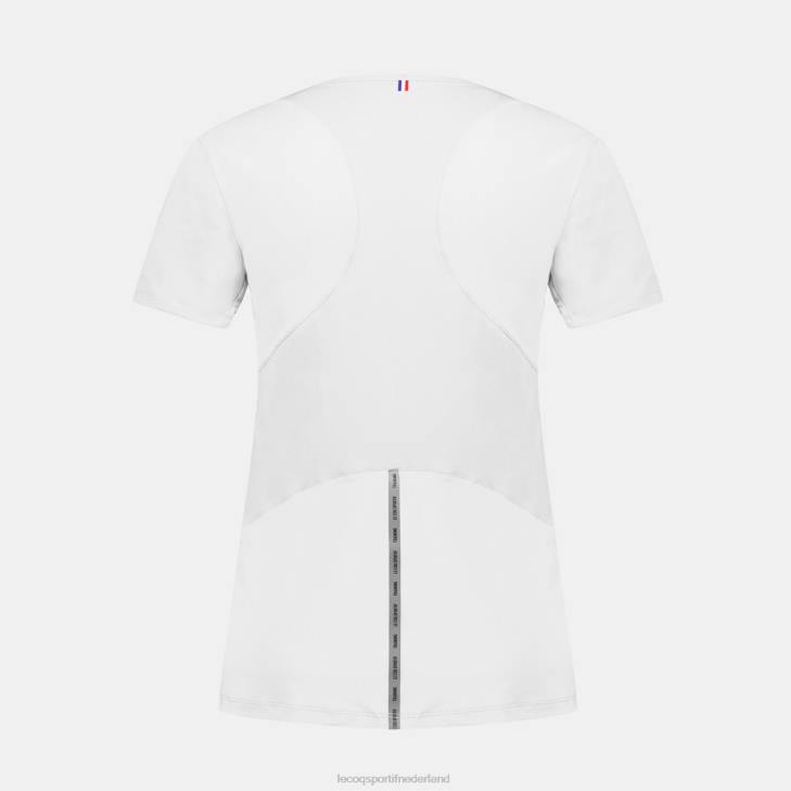 kleding LDBJ356 vrouwen Le Coq Sportif t-shirtje wit