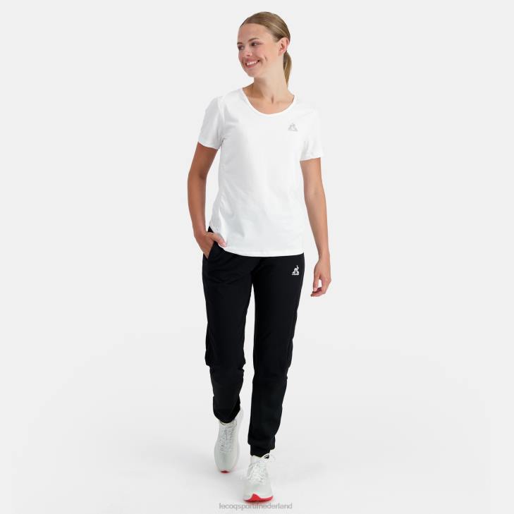 kleding LDBJ356 vrouwen Le Coq Sportif t-shirtje wit