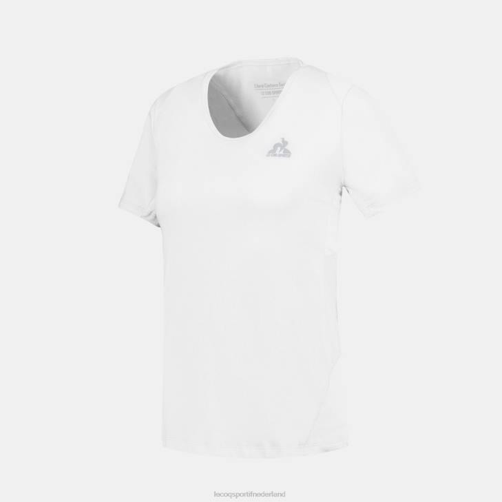 kleding LDBJ356 vrouwen Le Coq Sportif t-shirtje wit