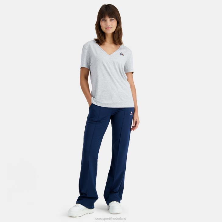 kleding LDBJ359 vrouwen Le Coq Sportif t-shirt grijs