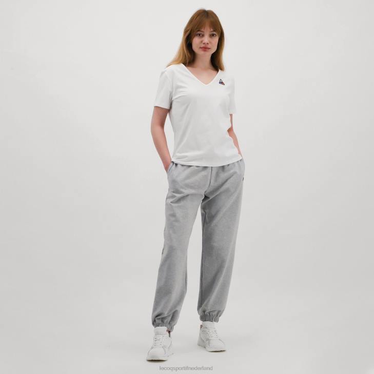 kleding LDBJ361 vrouwen Le Coq Sportif t-shirtje wit