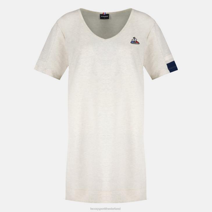 kleding LDBJ365 vrouwen Le Coq Sportif jurk beige
