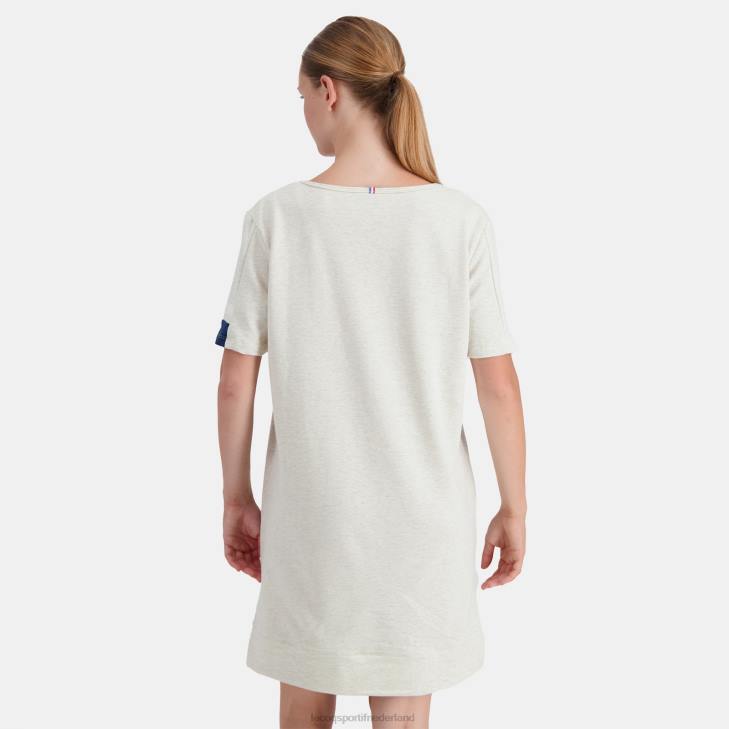 kleding LDBJ365 vrouwen Le Coq Sportif jurk beige