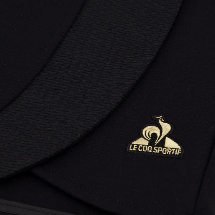 kleding LDBJ368 vrouwen Le Coq Sportif rok zwart