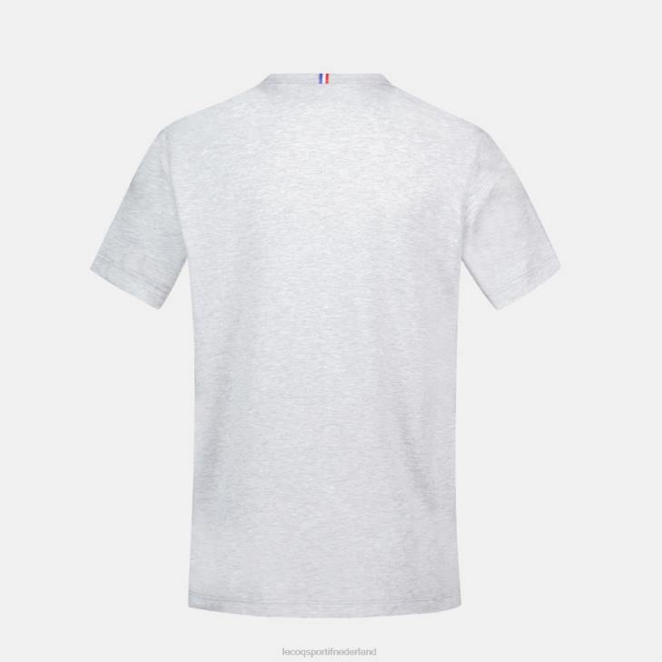 kleding LDBJ378 kinderen Le Coq Sportif t-shirt grijs