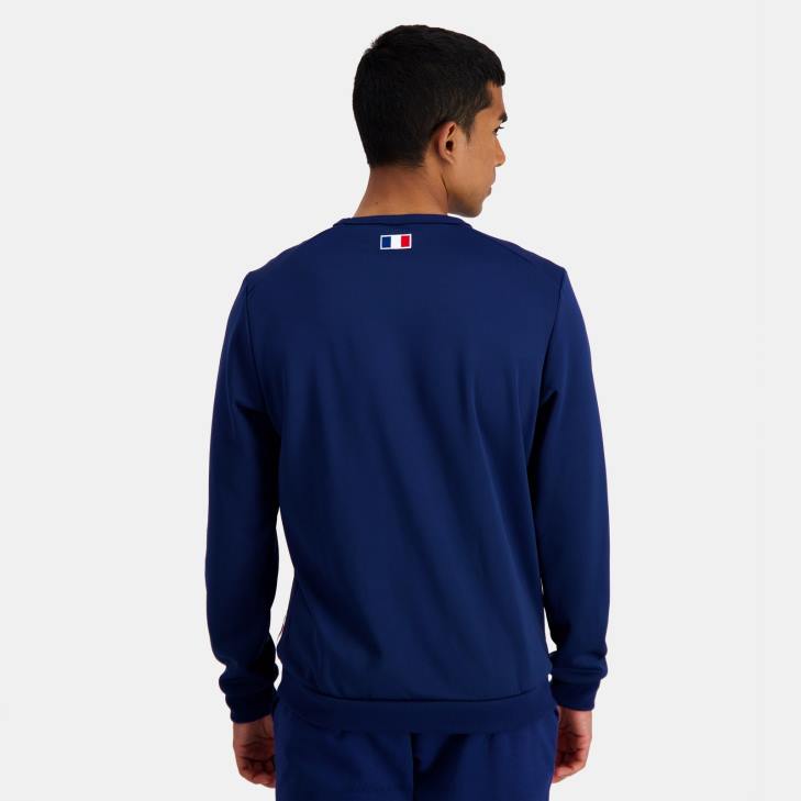 kleding LDBJ38 Heren Le Coq Sportif sweatshirt blauw