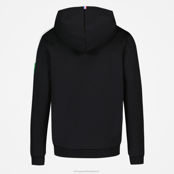 kleding LDBJ391 kinderen Le Coq Sportif sweatshirt met capuchon en ritssluiting veelkleurig