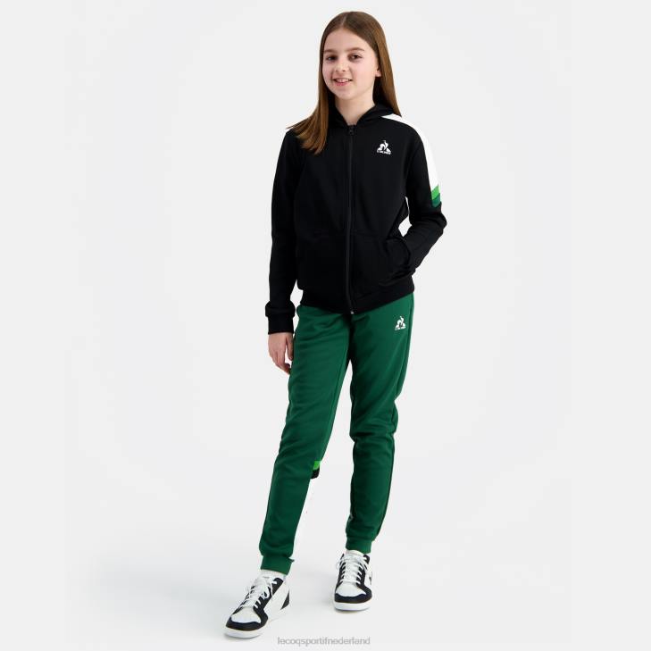 kleding LDBJ391 kinderen Le Coq Sportif sweatshirt met capuchon en ritssluiting veelkleurig