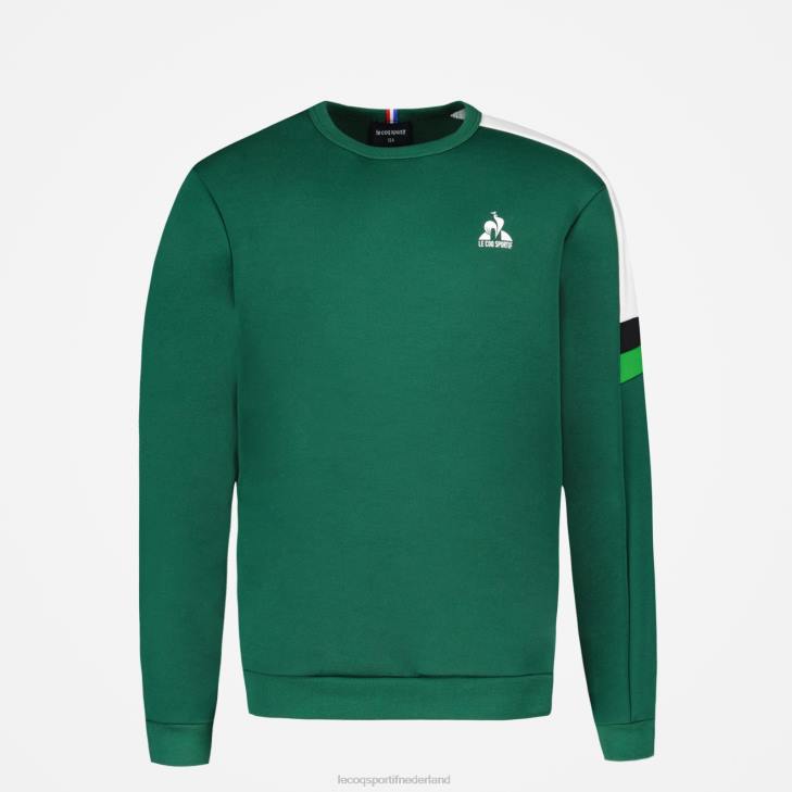 kleding LDBJ392 kinderen Le Coq Sportif sweatshirt groen