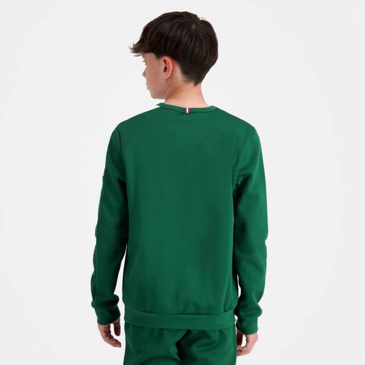 kleding LDBJ392 kinderen Le Coq Sportif sweatshirt groen