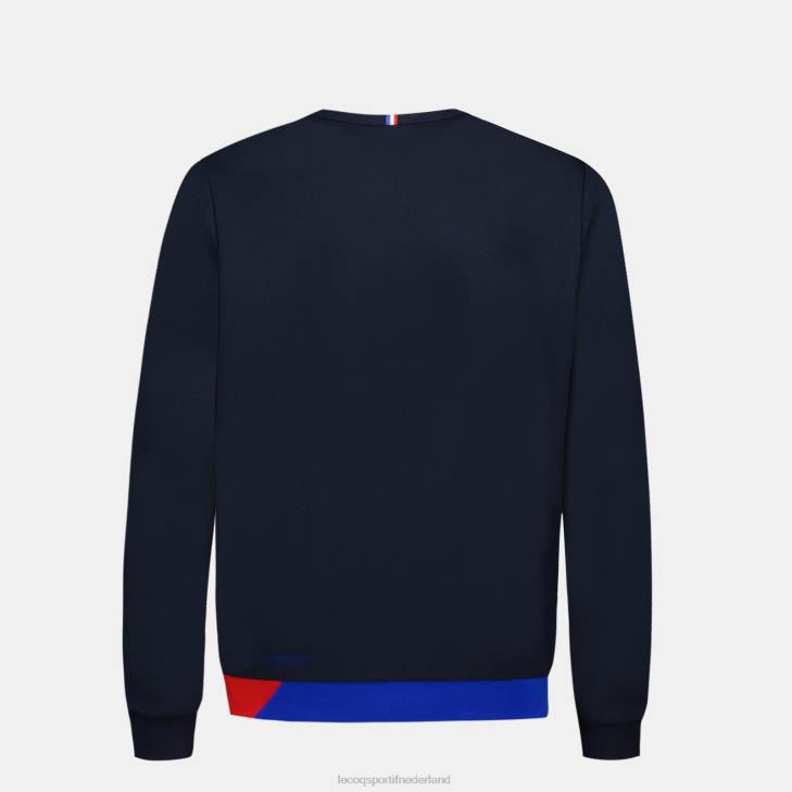kleding LDBJ394 kinderen Le Coq Sportif sweatshirt blauw