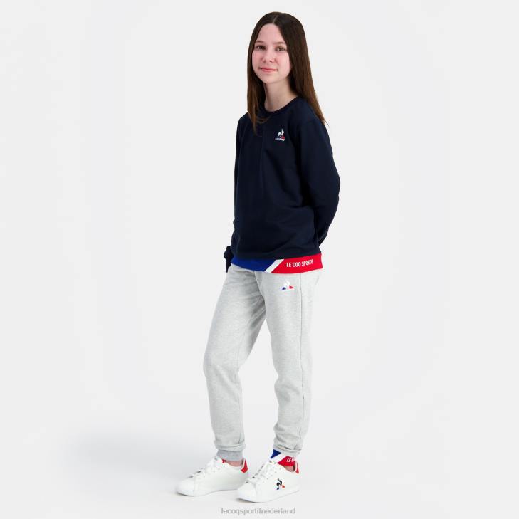 kleding LDBJ394 kinderen Le Coq Sportif sweatshirt blauw