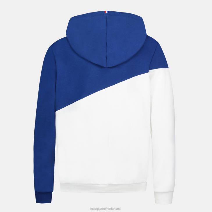 kleding LDBJ395 kinderen Le Coq Sportif sweatshirt met capuchon blauw