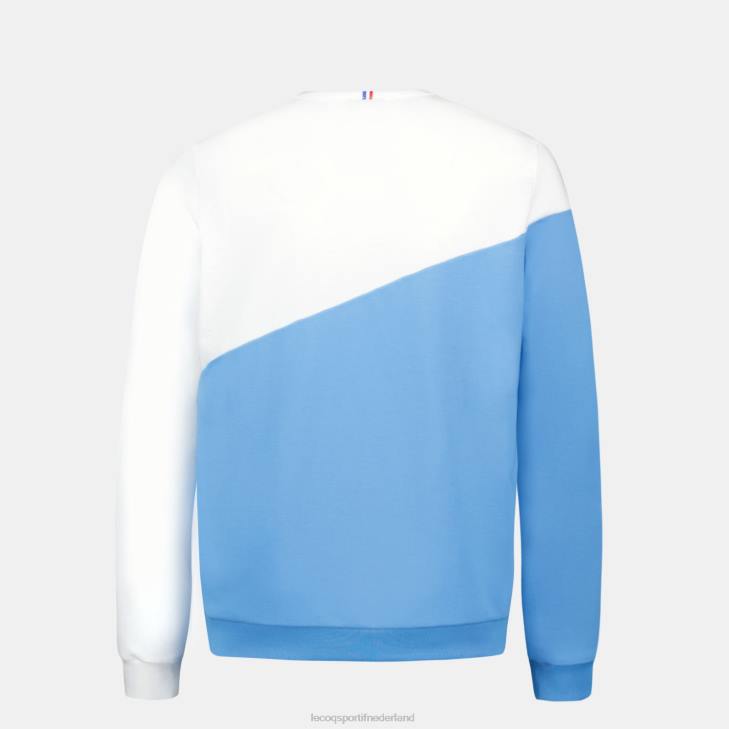 kleding LDBJ396 kinderen Le Coq Sportif sweatshirt blauw