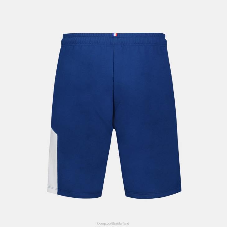kleding LDBJ401 kinderen Le Coq Sportif korte broek blauw