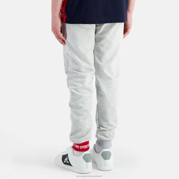 kleding LDBJ403 kinderen Le Coq Sportif broek grijs