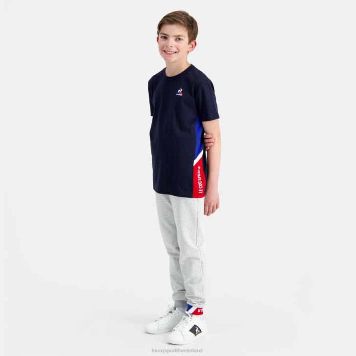 kleding LDBJ403 kinderen Le Coq Sportif broek grijs