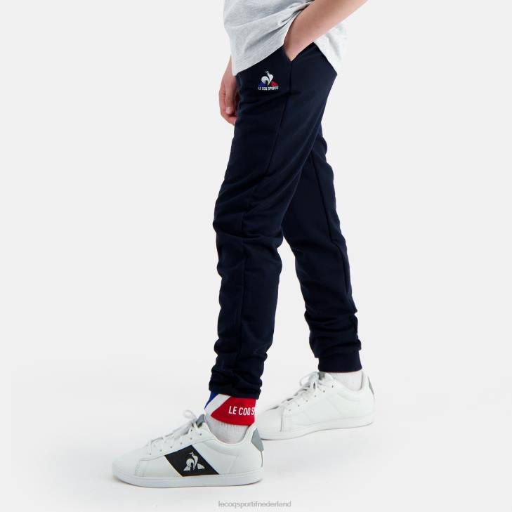 kleding LDBJ404 kinderen Le Coq Sportif broek blauw