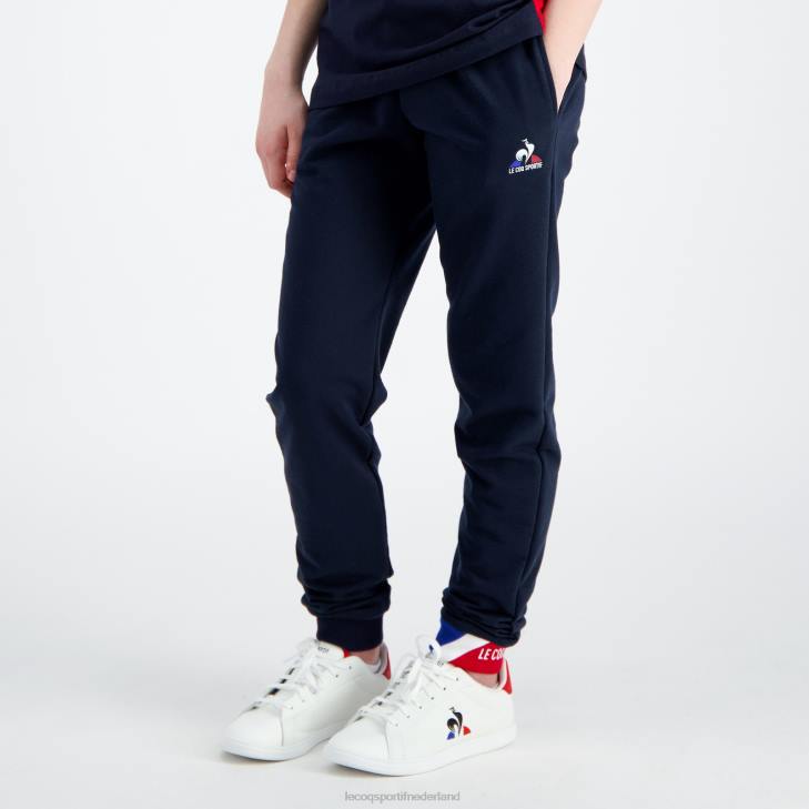 kleding LDBJ404 kinderen Le Coq Sportif broek blauw
