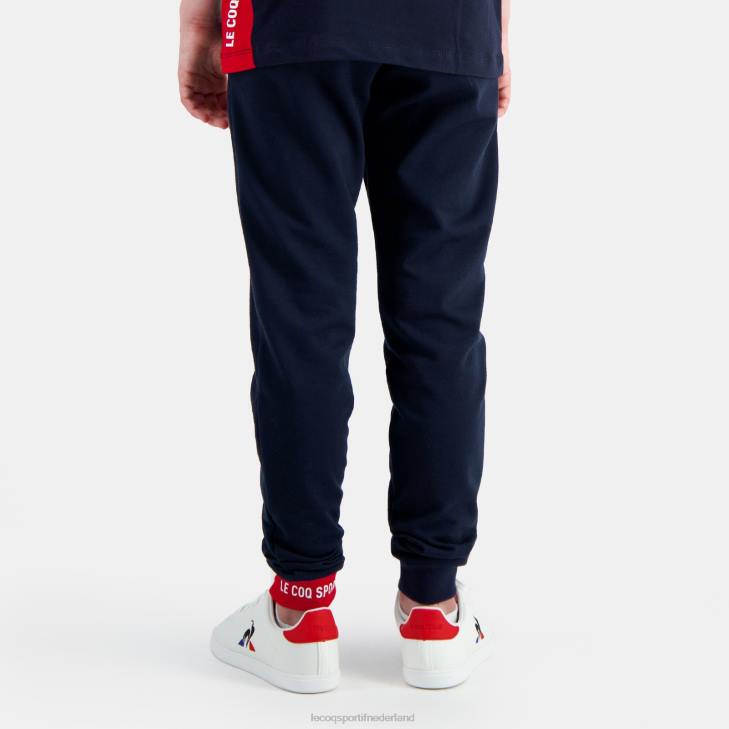 kleding LDBJ404 kinderen Le Coq Sportif broek blauw