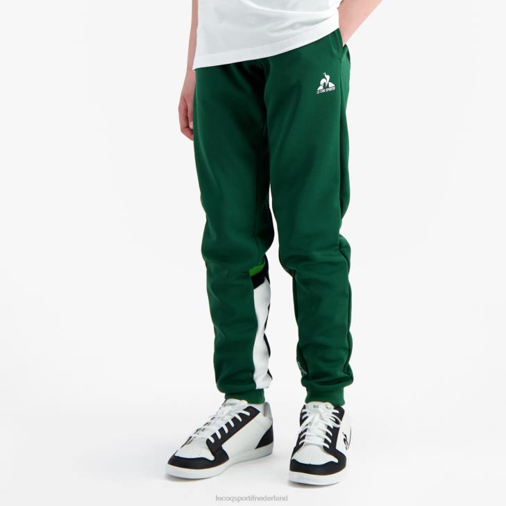 kleding LDBJ406 kinderen Le Coq Sportif broek groen