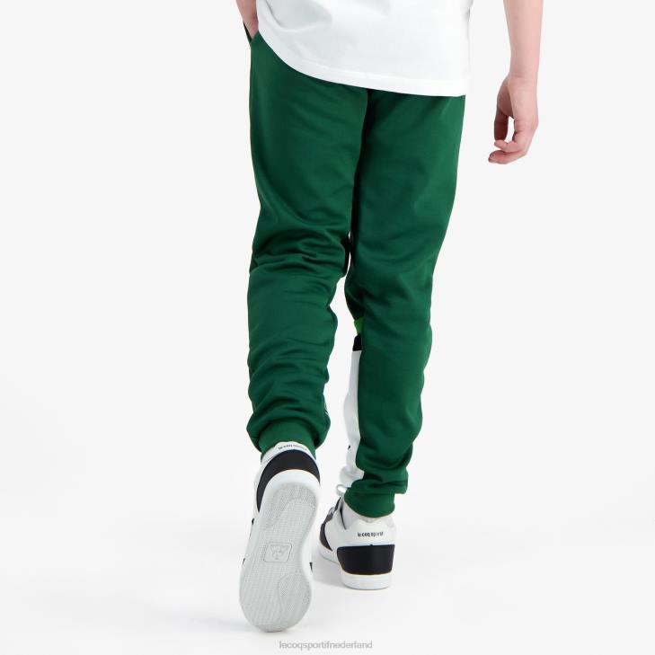 kleding LDBJ406 kinderen Le Coq Sportif broek groen