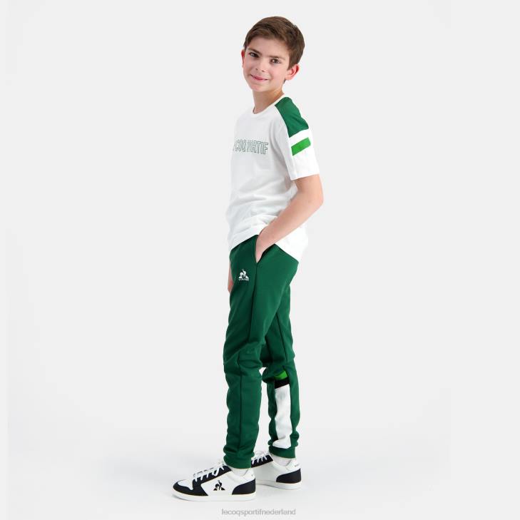 kleding LDBJ406 kinderen Le Coq Sportif broek groen