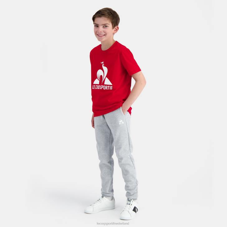 kleding LDBJ408 kinderen Le Coq Sportif broek grijs