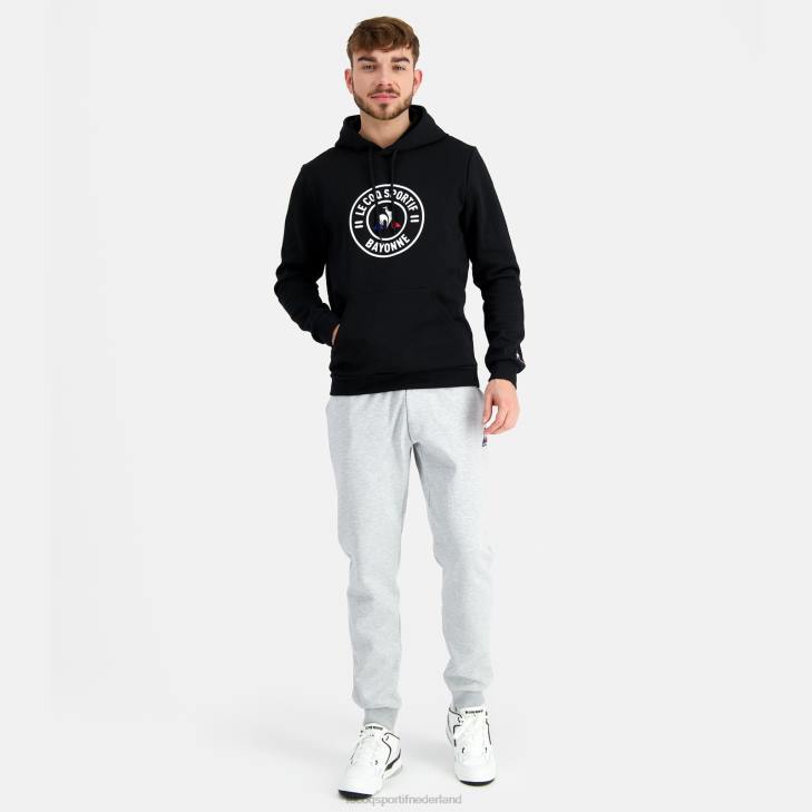 kleding LDBJ41 Heren Le Coq Sportif sweatshirt met capuchon zwart