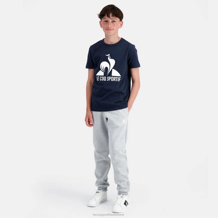 kleding LDBJ410 kinderen Le Coq Sportif broek grijs
