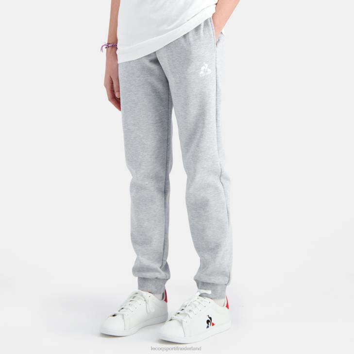 kleding LDBJ410 kinderen Le Coq Sportif broek grijs