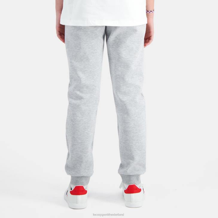 kleding LDBJ410 kinderen Le Coq Sportif broek grijs