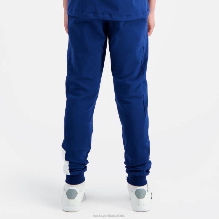 kleding LDBJ412 kinderen Le Coq Sportif broek blauw
