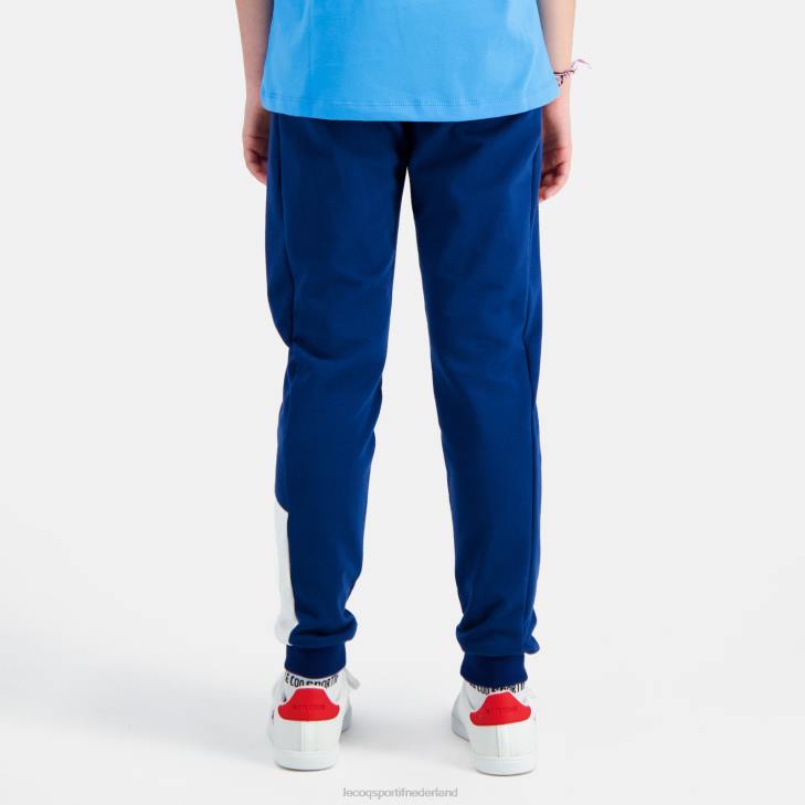 kleding LDBJ412 kinderen Le Coq Sportif broek blauw