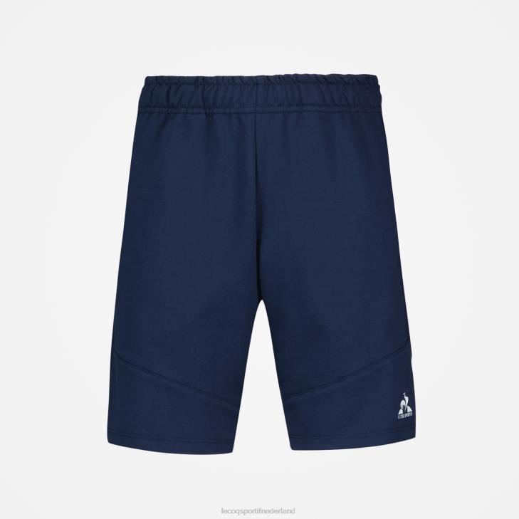 kleding LDBJ415 kinderen Le Coq Sportif korte broek blauw