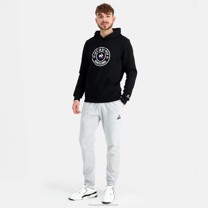 kleding LDBJ42 Heren Le Coq Sportif sweatshirt met capuchon zwart